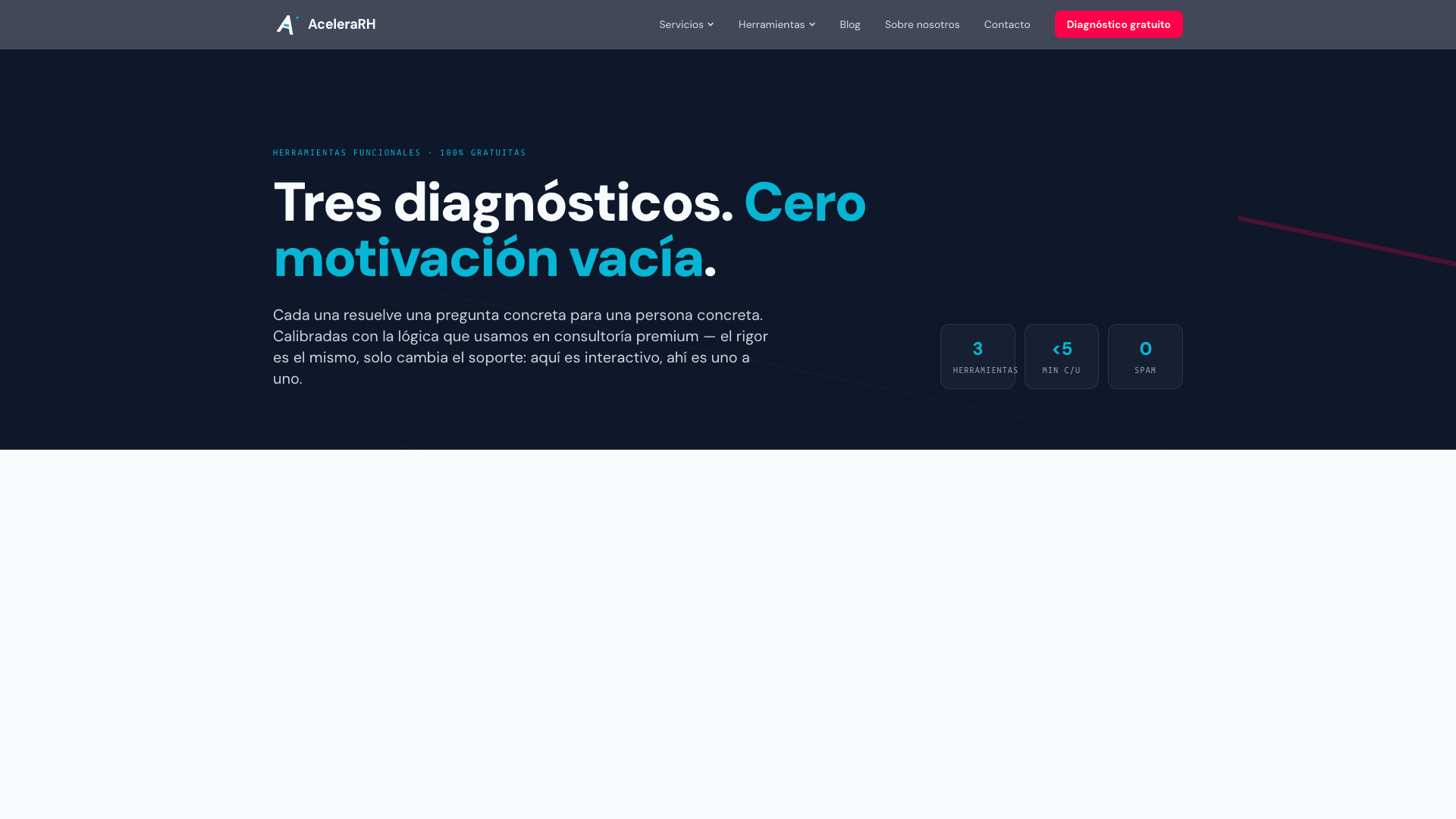 Suite de tres diagnósticos premium gratis