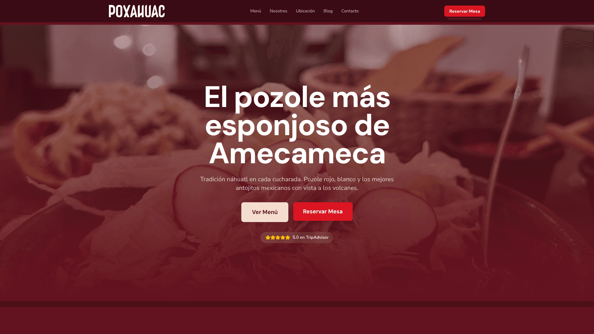 Poxahuac — Restaurante de pozole tradicional en Amecameca. Caso de Nebugrama.